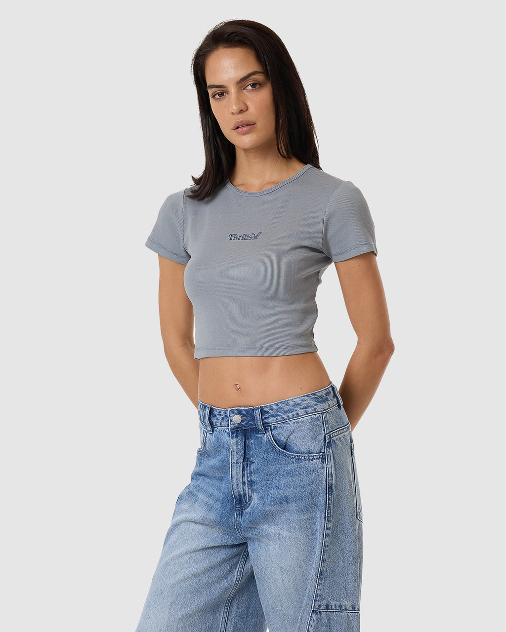 WOMENS THRILLS WORKWEAR BABY T-SHIRT
