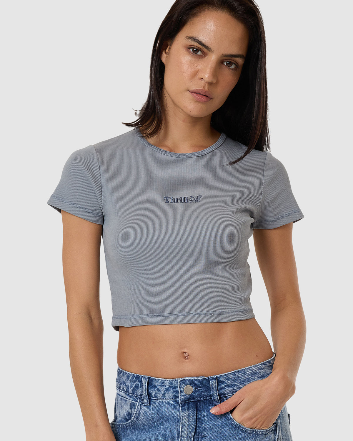 WOMENS THRILLS WORKWEAR BABY T-SHIRT