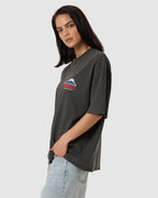 WOMENS BEYOND THE HILLS OVERSIZED T-SHIRT
