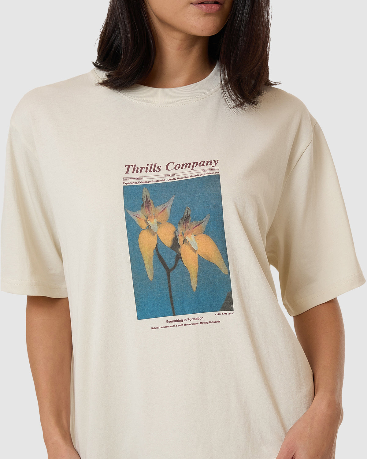 WOMENS FLOWER SOCIETY SQUARE TEE