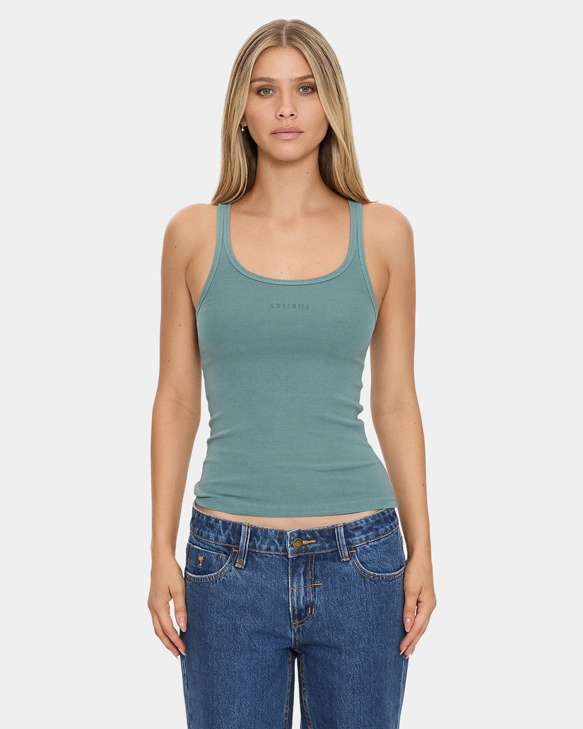 Womens Minimal Thrills Scoop Tank Top
