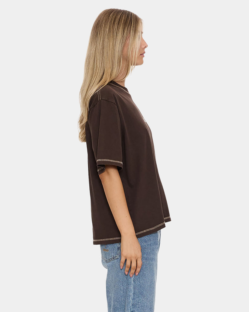 Womens Thrills Workwear Square T-Shirt