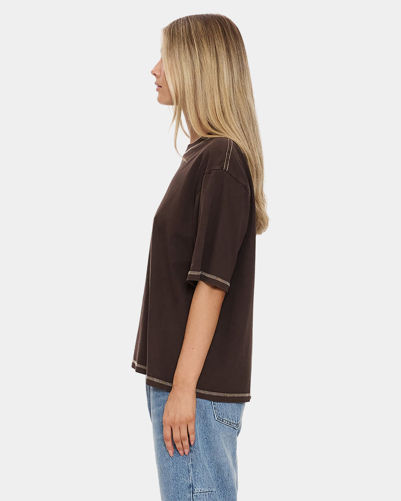 Womens Thrills Workwear Square T-Shirt