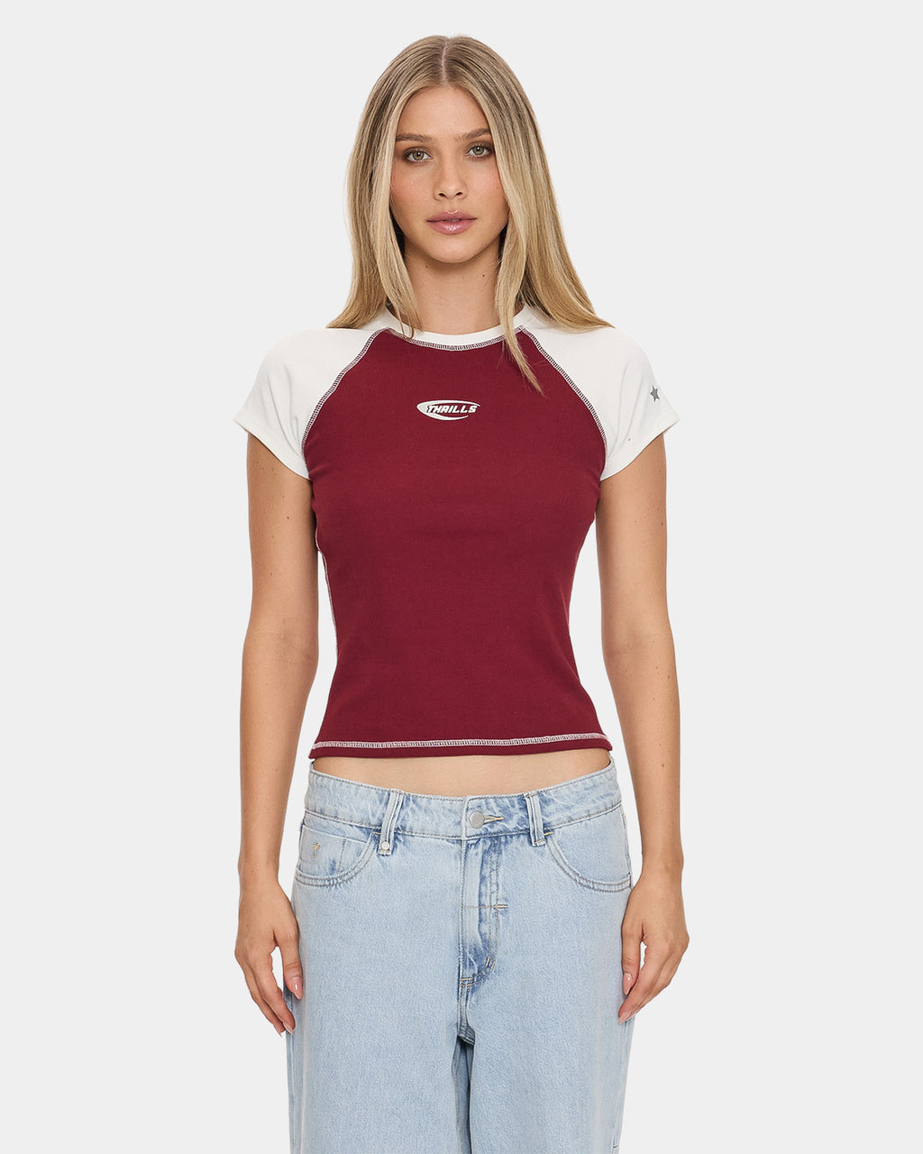Womens Playing For Keeps Raglan T-Shirt