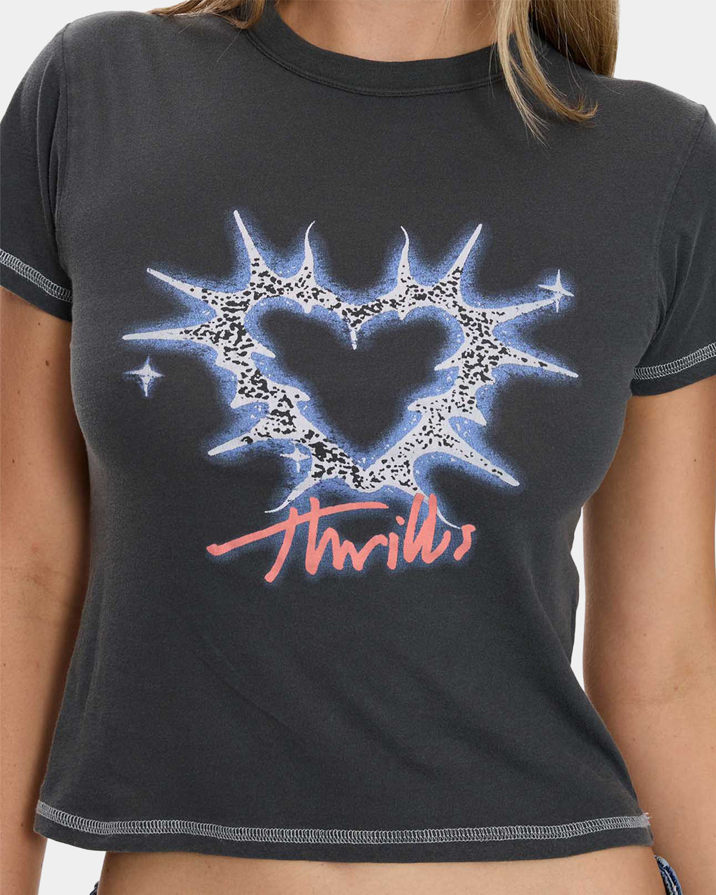 Womens Burning Hearts T-Shirt