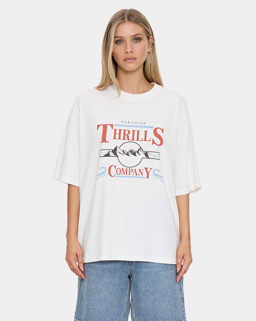 Womens Touch The Sky Oversized T-Shirt