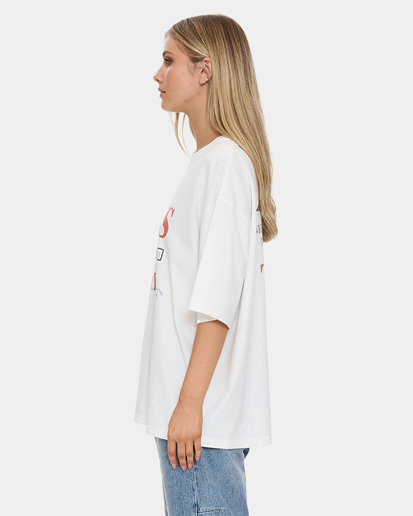 Womens Touch The Sky Oversized T-Shirt