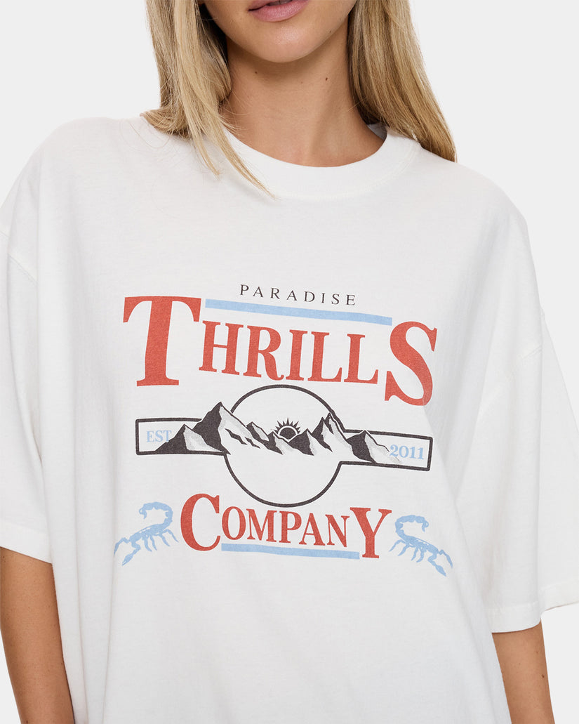 Womens Touch The Sky Oversized T-Shirt