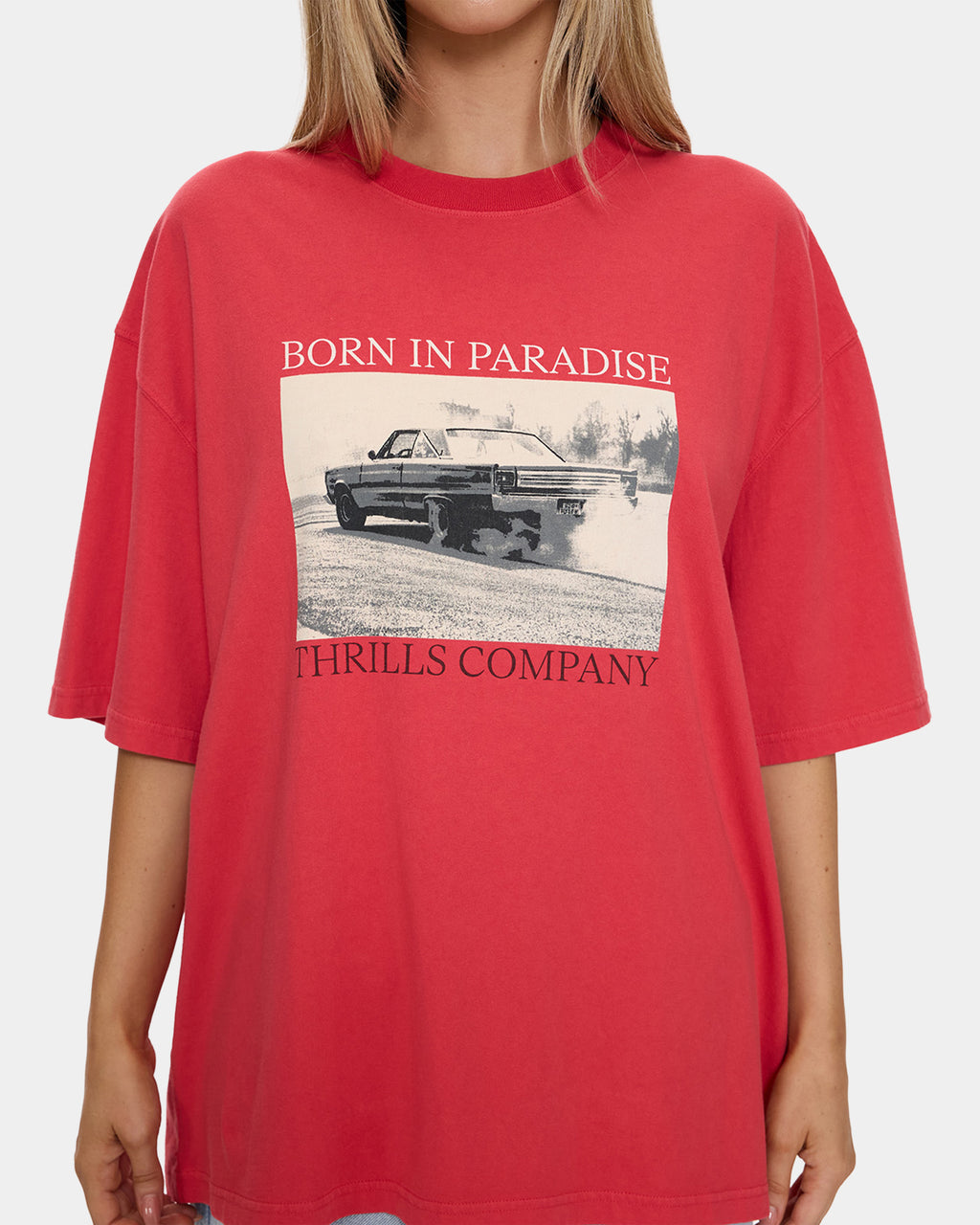 Womens Metal And Dust Oversized T-Shirt