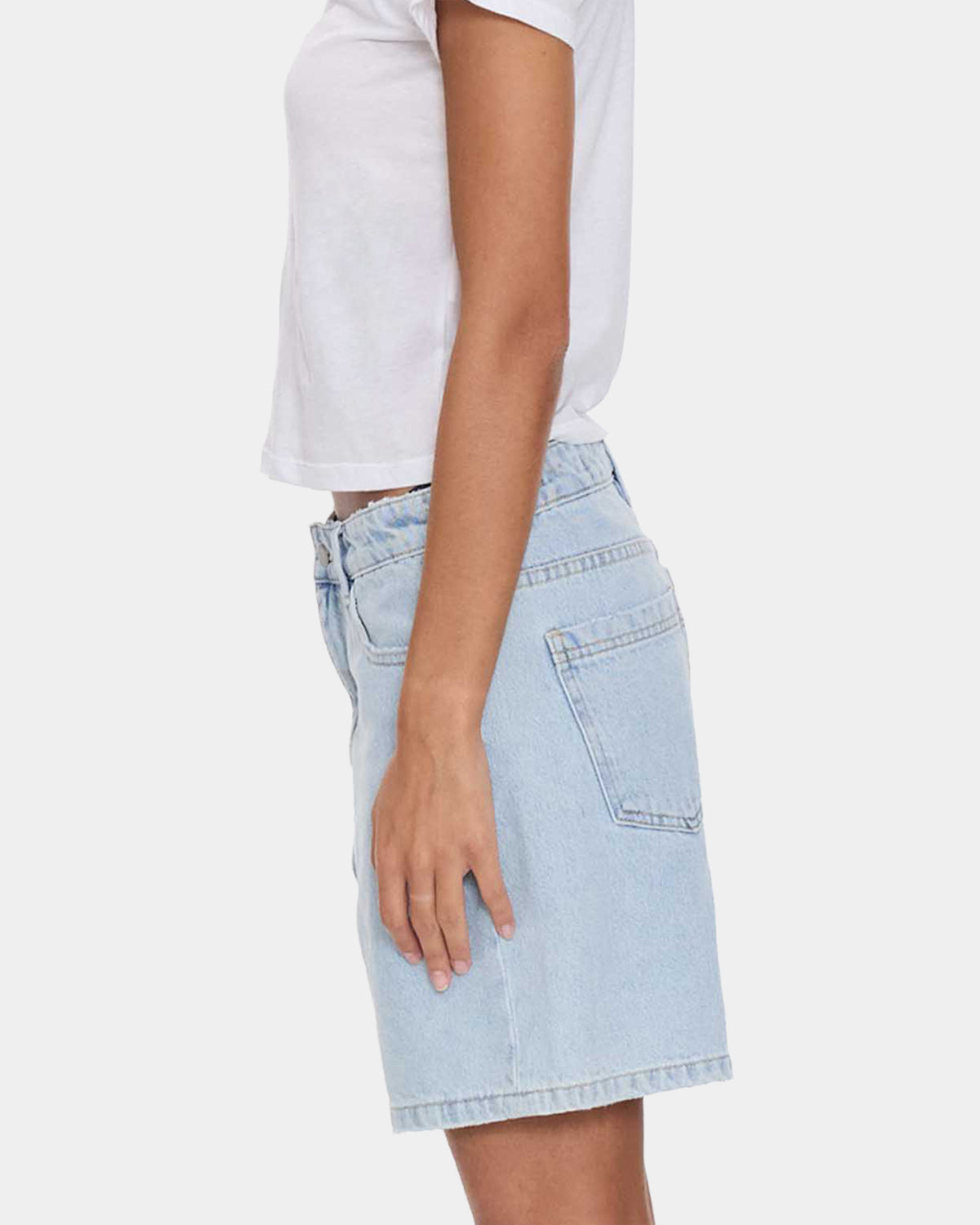 Womens Billie Low Rise Baggy Denim Shorts