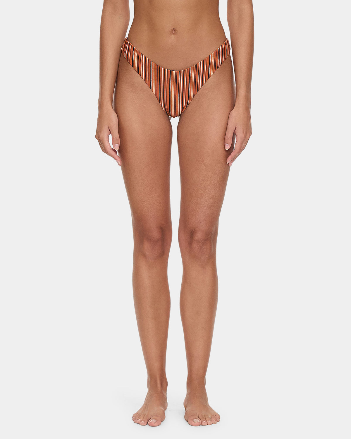 Womens Aftersun Stripe Classic Bikini Bottom