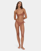 Womens Aftersun Stripe Classic Bikini Bottom