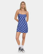 Womens High Speed Check Mini Dress