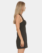 Womens Lost Control Halter Mini Dress