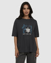 WOMENS EUPHORIC CO-EXISTENCE HEMP BOX T-SHIRT