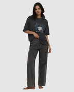 WOMENS EUPHORIC CO-EXISTENCE HEMP BOX T-SHIRT