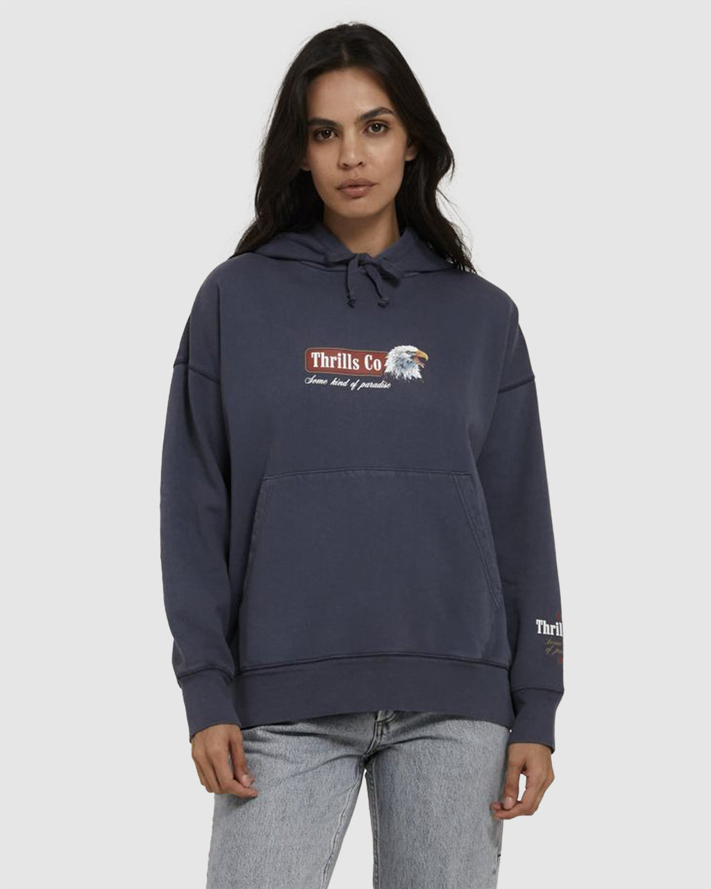 WOMENS HEAVY STRENGTH FLEECE HOODIE