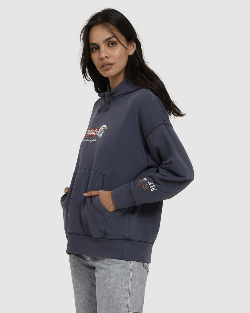 WOMENS HEAVY STRENGTH FLEECE HOODIE