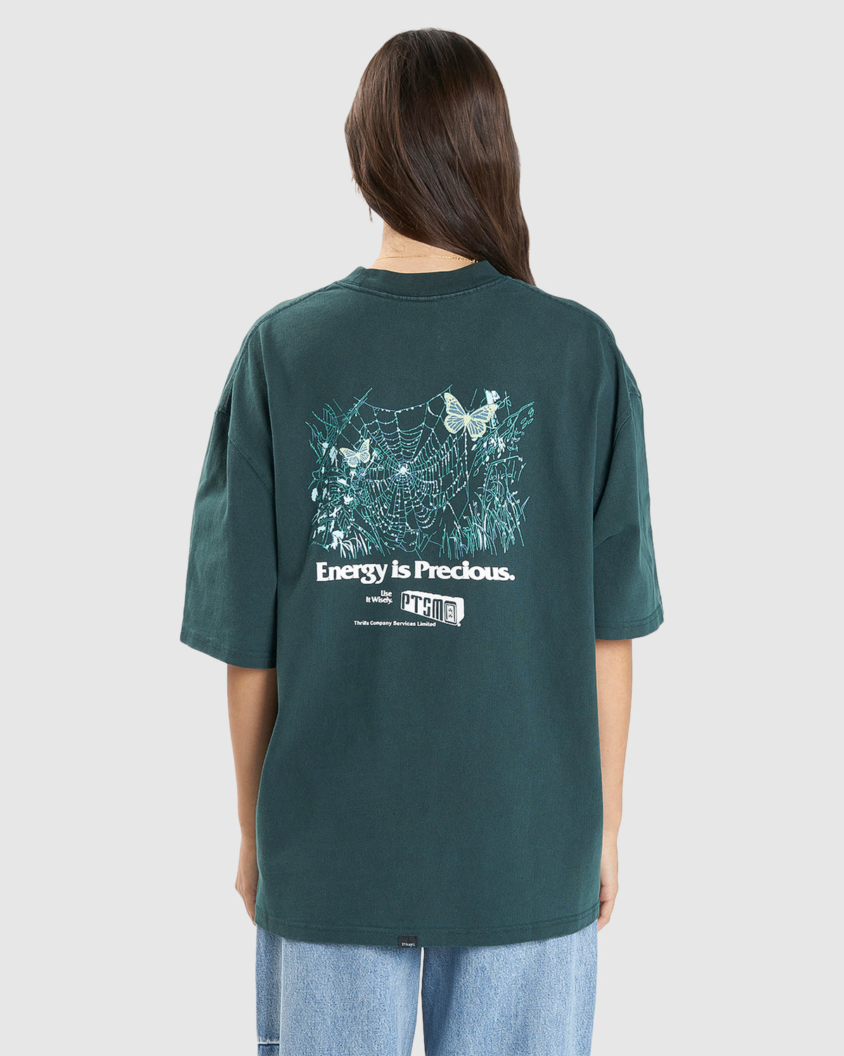 WOMENS ENERGY IS PRECIOUS OVERSIZED T-SHIRT