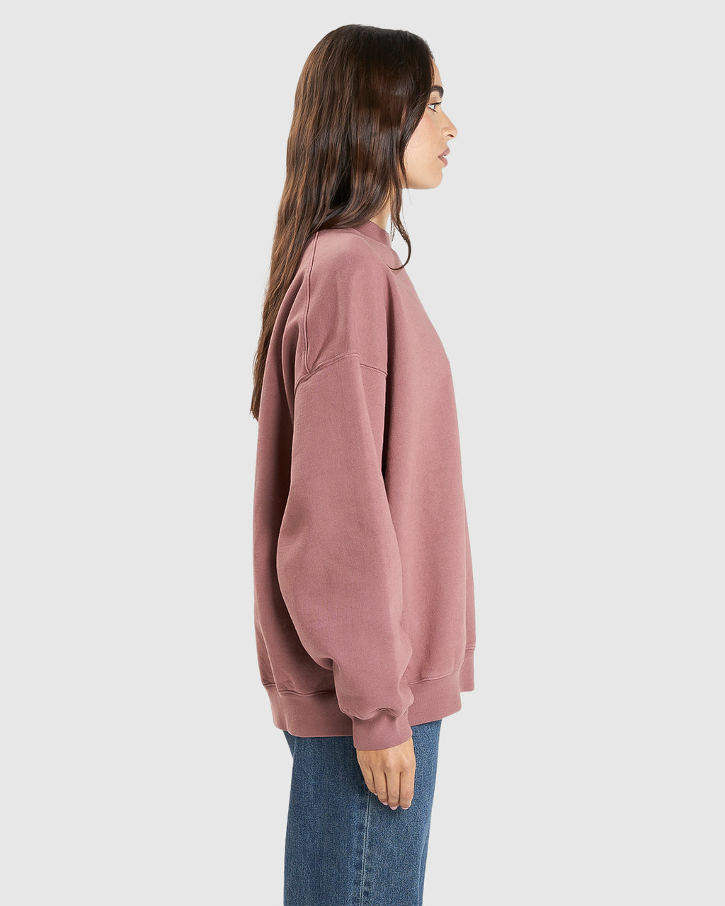 WOMENS DARK COSMOS COCOON PANEL CREW NECK