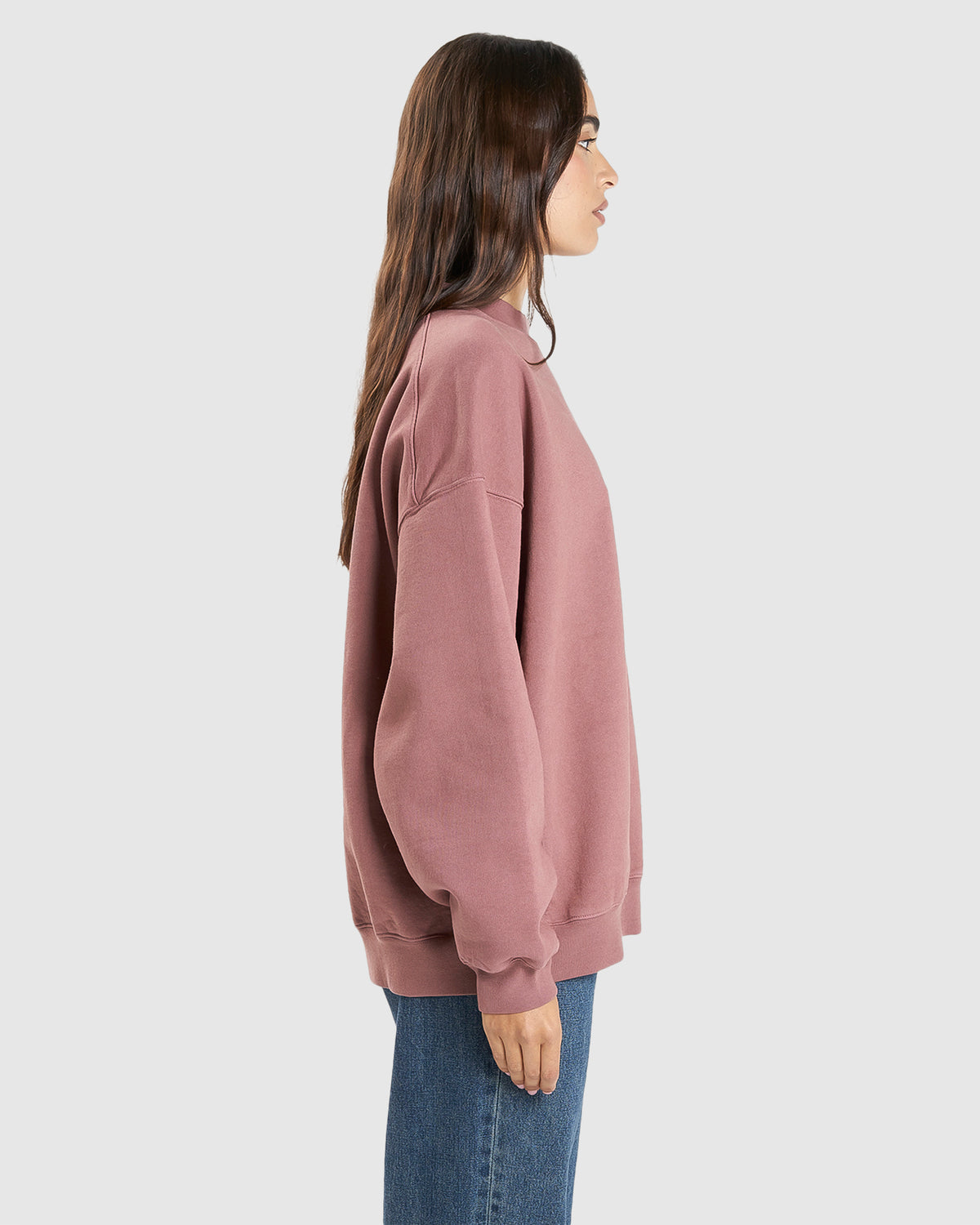 WOMENS DARK COSMOS COCOON PANEL CREW NECK