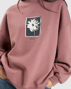 WOMENS DARK COSMOS COCOON PANEL CREW NECK