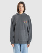 WOMENS BUILT FOR SPEED COCOON PANEL PULLOVER HOODIE