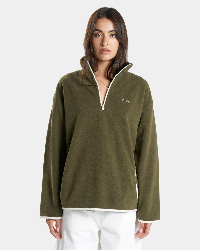WOMENS CAMERON POLAR QUARTER ZIP FLEECE