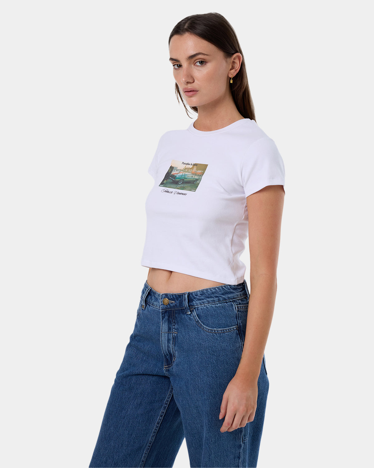 Womens Paradise Is Here Mini T-Shirt