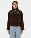 Womens Warm Down Polar Fleece Jumper