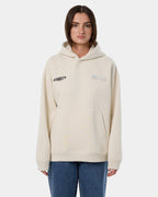 Womens Flower Trip Cocoon Panel Pullover Hoodie