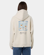 Womens Flower Trip Cocoon Panel Pullover Hoodie