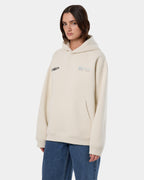 Womens Flower Trip Cocoon Panel Pullover Hoodie
