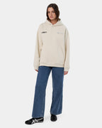 Womens Flower Trip Cocoon Panel Pullover Hoodie