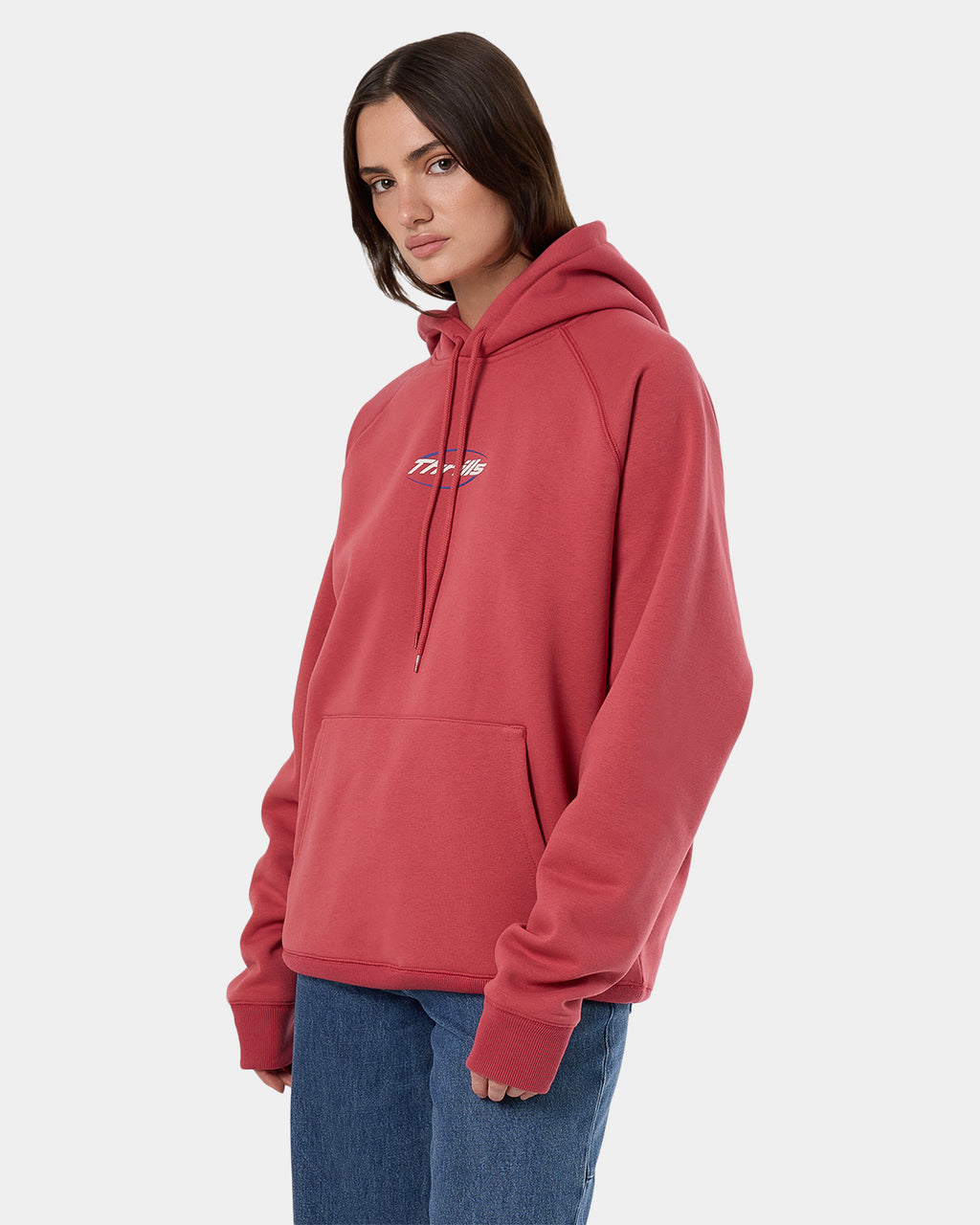 Womens Fortune Favours Raglan Pullover Hoodie