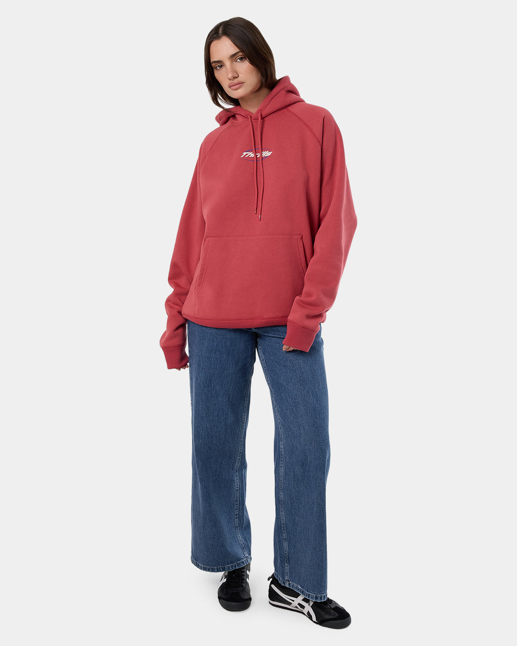 Womens Fortune Favours Raglan Pullover Hoodie
