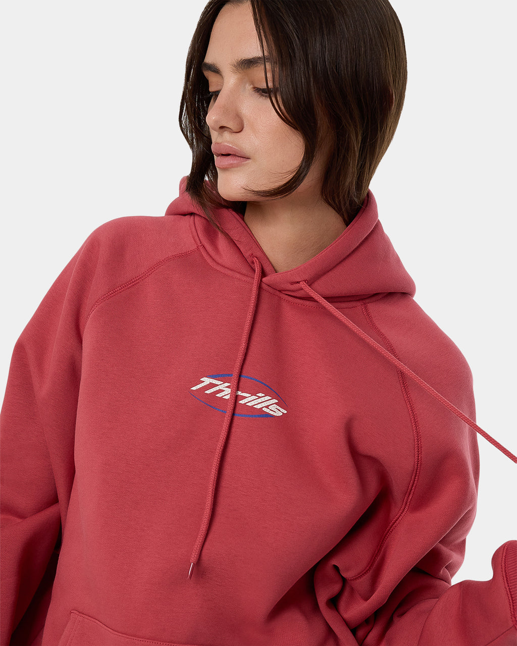 Womens Fortune Favours Raglan Pullover Hoodie