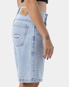 Womens Reagan Fortune Favours Slouch Denim Shorts