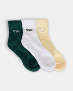 Womens Minimal Thrills 3 Pack Ankle Sock