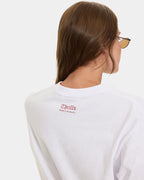 NIGHTBLOOM SQUARE TEE WHT