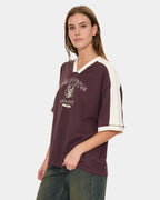 HERITAGE TRACK V NECK OVERSIZED TEE 13A