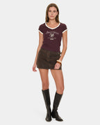 HERITAGE TRACK V NECK CLUB TEE 13A