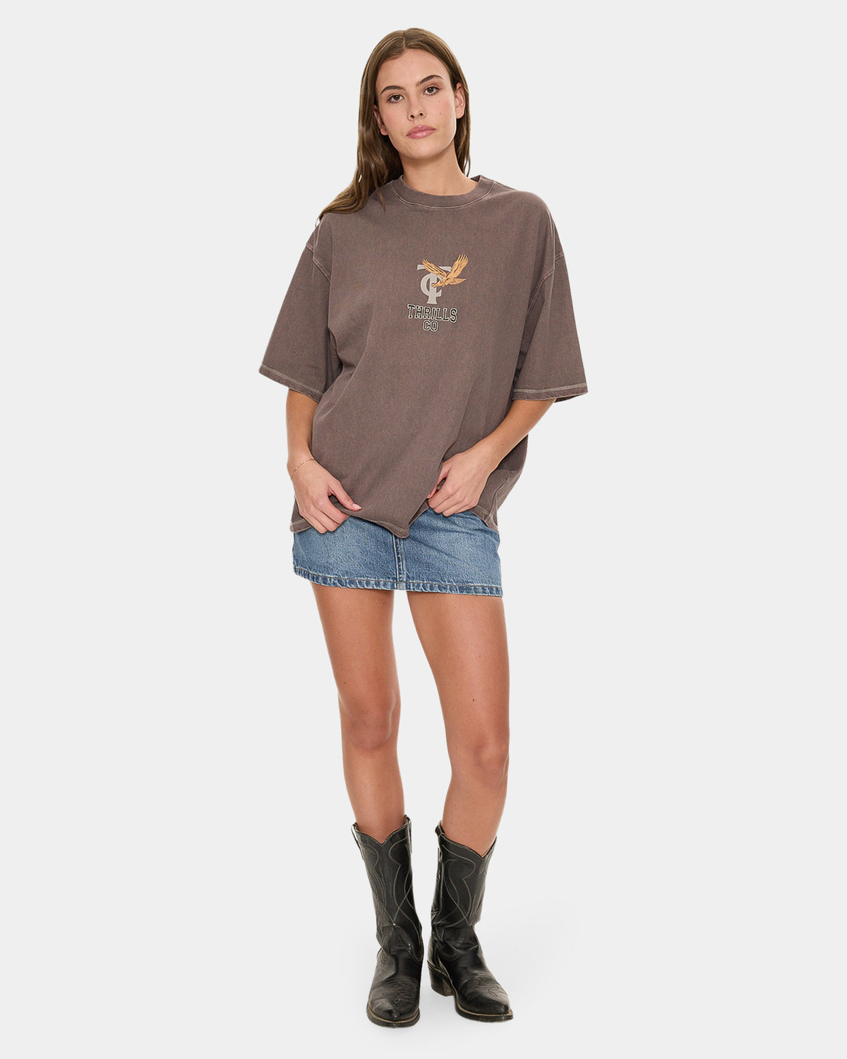 TAKE IT EASY OVERSIZED TEE CLBA