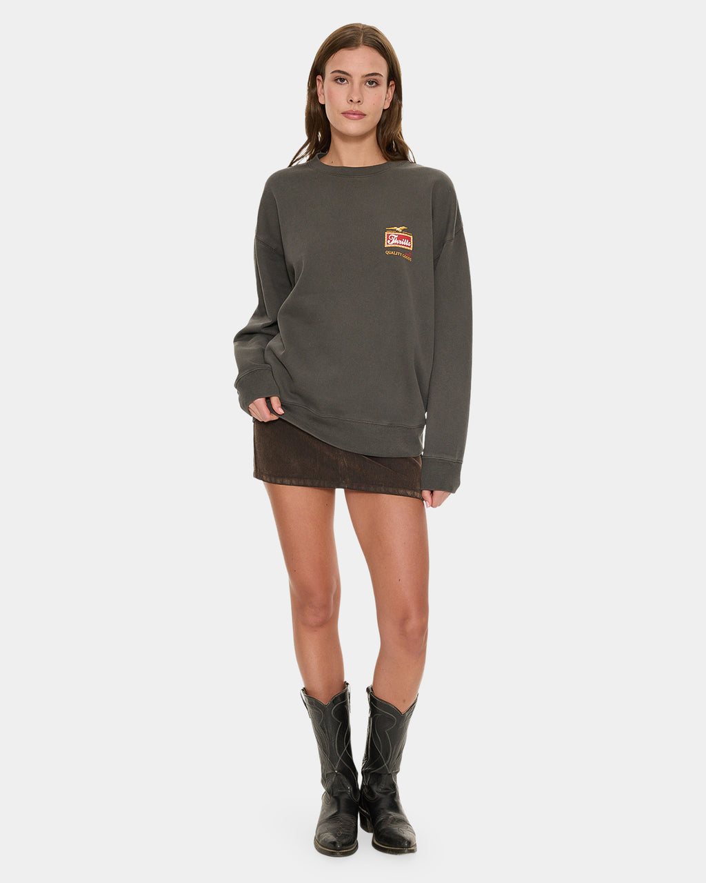 MAKE EM TOUGH SLOUCH CREW ACBK