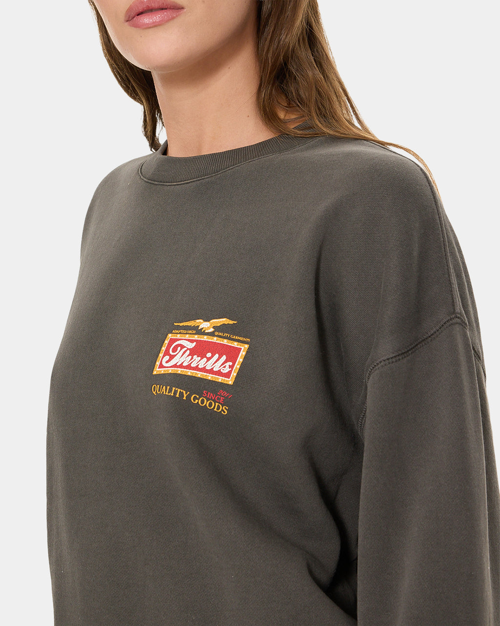 MAKE EM TOUGH SLOUCH CREW ACBK