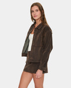 BAILEY FLOCKED JACKET 5DC