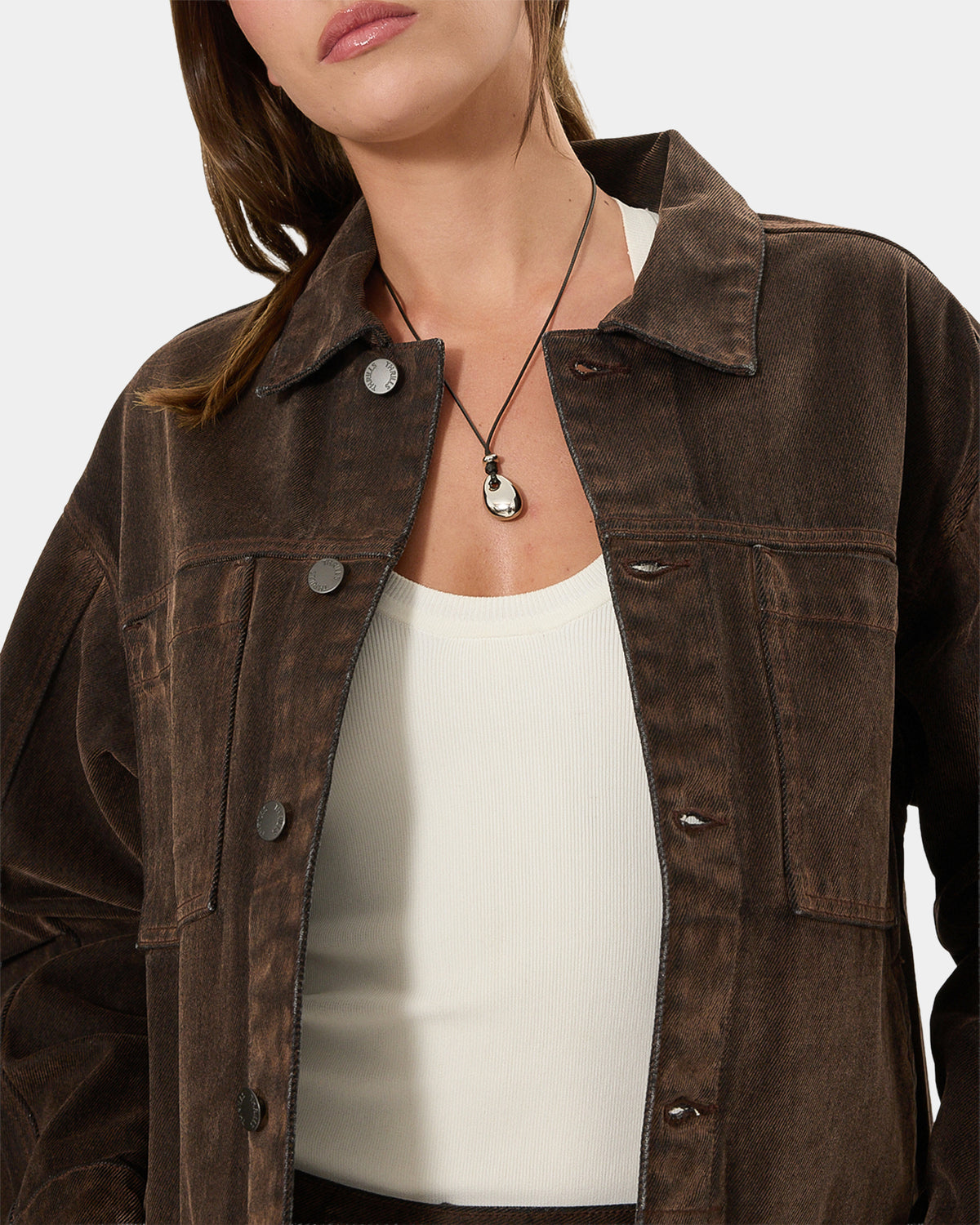 BAILEY FLOCKED JACKET 5DC