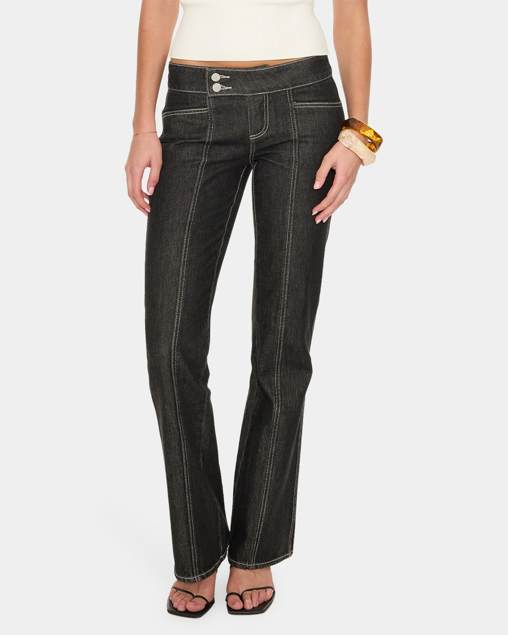 SUKI LOW RISE FLARE JEAN RABK