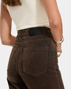HOLLY HIGH RISE FLOCKED DENIM JEAN 5DC