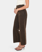 HOLLY HIGH RISE FLOCKED DENIM JEAN 5DC
